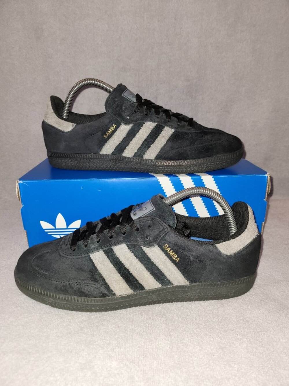Adidas Samba ADV Black Grey Gum Sole IH3348 Men's Size 8 Sneakers (#2222)